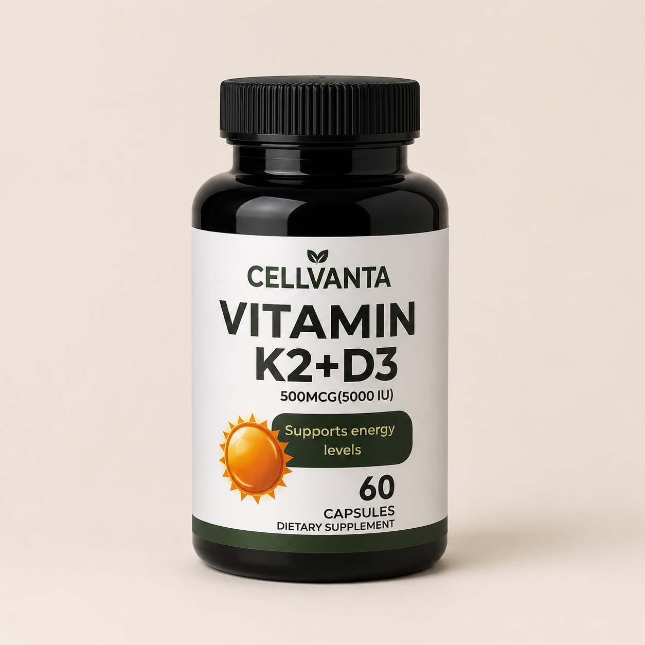 Vitamin D3 + K2