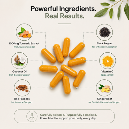 Turmeric Curcumin Capsules (1,000mg)