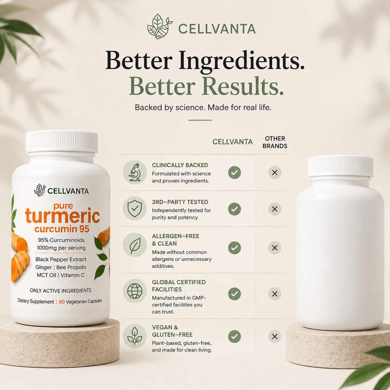 Turmeric Curcumin Capsules (1,000mg)